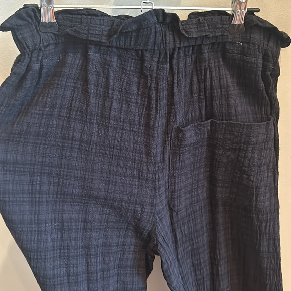 Paper Label Plaid Blue and grey pull-on trouser pant sz. small - Picture 5 of 7